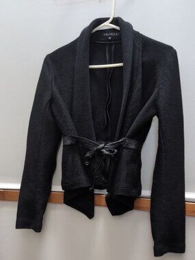 Theory Wool Blend Belted Jacket